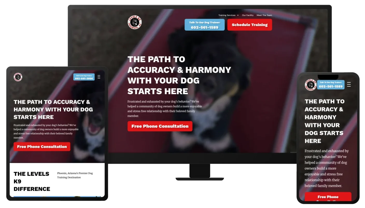 levels-k9-responsive-website-mockup